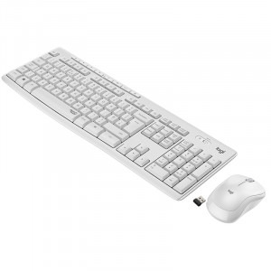 Logitech MK295 SilentTouch Wireless Combo Off White