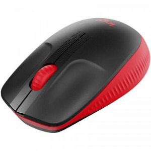 Logitech M190, Wireless, Red