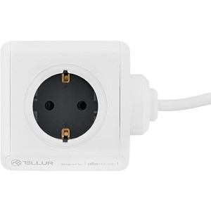 Tellur PowerCube, 2x USB, 4x Schuko, 1.5 m, White