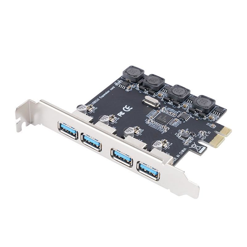 Adaptor Orico PNU-4U 1x PCI-E Male - 4x USB 3.0 Female