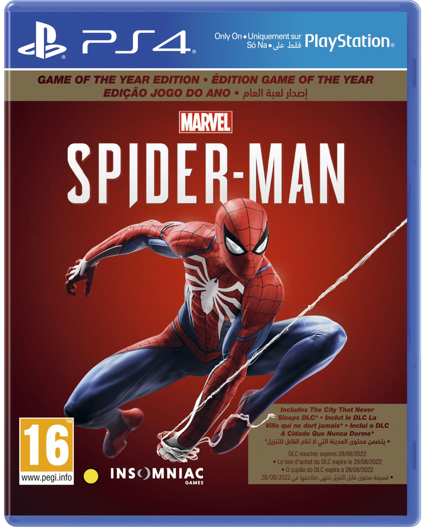 Joc Marvel Spider-Man GOTY pentru Playstation 4