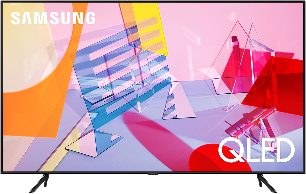 Televizor LED Samsung Smart TV QLED 55Q60TA Seria Q60T 138cm negru 4K UHD HDR