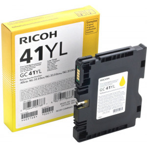 Ricoh Cartus Gel Low Yield GC 41YL Yellow