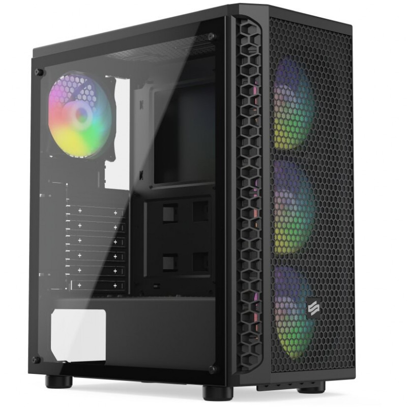 Sistem Gaming Callisto, Intel i7-9700F 3.0GHz Coffee Lake, 16GB DDR4, 512GB SSD, GTX 1660 SUPER 6GB GDDR6, Iluminare RGB