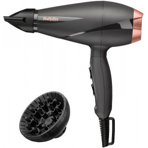 Uscator de par BaByliss Smooth Pro 6709DE, 2100W, Negru/Auriu