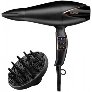 BaByliss Salon Air Brilliance D665E, 2200W, Negru/Auriu