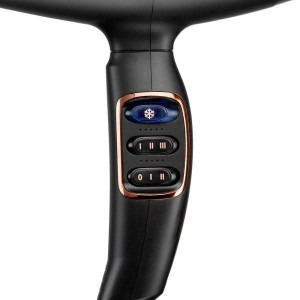 BaByliss Salon Air Brilliance D665E, 2200W, Negru/Auriu