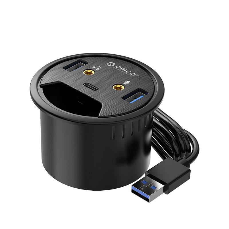Hub USB Orico DESK-2U1C Black