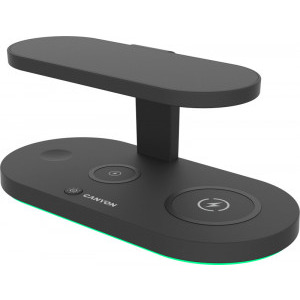 Canyon 5-in-1 Wireless Qi Fast charge 15W, Black