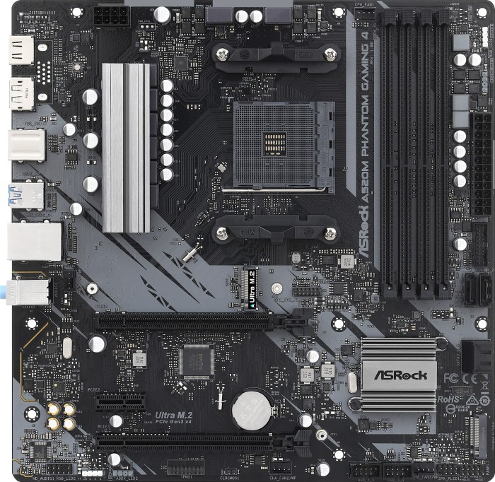 Placa de baza ASRock A520M Phantom Gaming 4