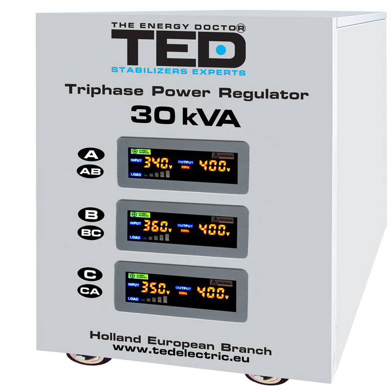 Stabilizator tensiune TED 30KVA-SVC TED000156