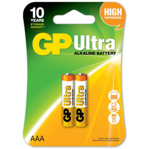 GP Batteries Ultra Alkaline AAA (LR03) 2buc