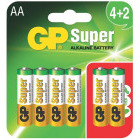 GP Batteries Super Alkaline AA (LR6) 6buc