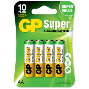 GP Batteries Super Alkaline AA (LR6) 4buc