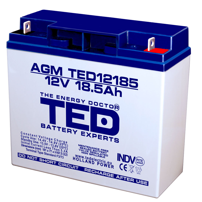 Accesoriu UPS TED AC.TD.12V.BK1.18.2.0001
