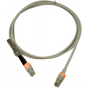 Schrack CAT6a Patch Cable S/FTP cu LED 5m gri