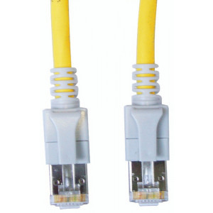 Schrack CAT6a Patch Cable S/FTP cu LED 10m galben