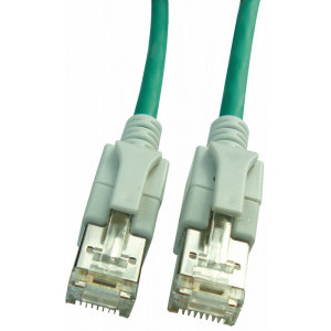 Schrack CAT6a Patch Cable S/FTP cu LED 3m verde