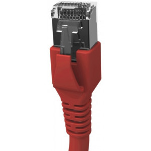 Schrack CAT6a Patch Cable S/FTP 5m rosu