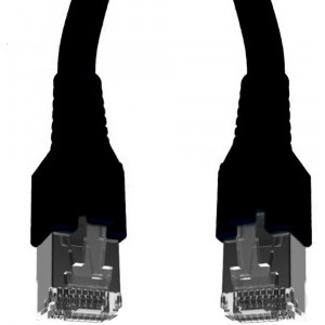 Schrack CAT6a Patch Cable S/FTP 5m negru