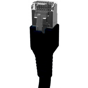 Schrack CAT6a Patch Cable S/FTP 2m negru