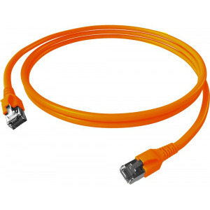Schrack CAT6a Patch Cable S/FTP 3m orange