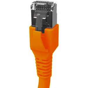 Schrack CAT6a Patch Cable S/FTP 1m orange