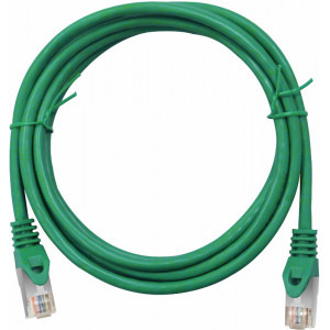 Schrack Cat.5 Patch Cable SF/UTP 1m verde