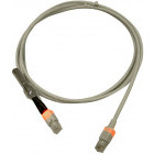 Cablu retea Schrack CAT6 Patch Cable U/UTP cu LED 3m gri
