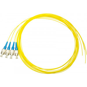 Schrack Pigtail FC, 9/125µm OS2, 2m, Easy Strip, galben,4buc