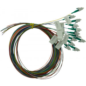 Schrack Pigtail LC/APC, 9/125µm OS2, 2m, PREMIUM clasa B, 12buc
