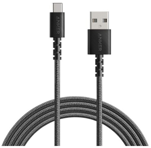 Cablu de date / adaptor Anker PowerLine Select+, USB Male la USB-C Male, 1.8 m, Black