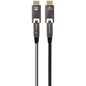 Gembird HDMI Male - HDMI Male, v2.0, Optical active, 30 m, Negru