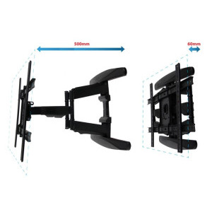 Esperanza Cronos ERW021 40 - 85 inch, negru