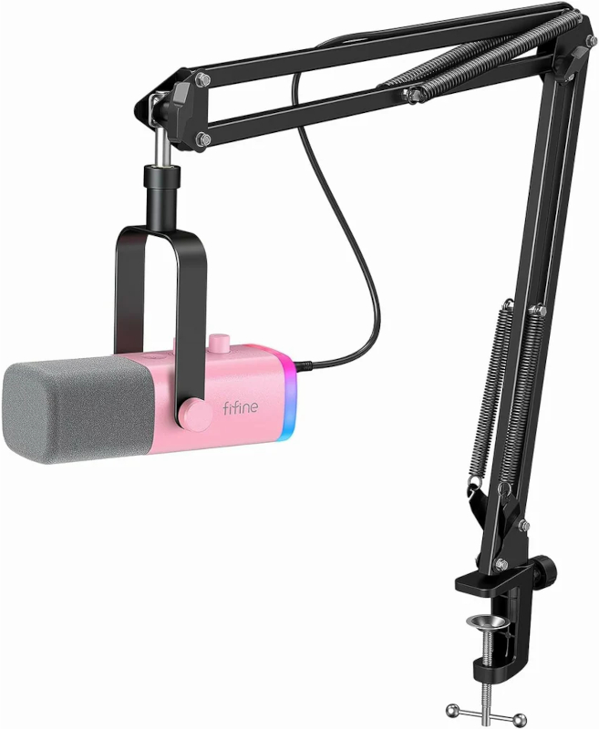 Microfon Fifine TAM8P RGB Pink