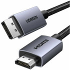 Cablu video Ugreen DP125 DisplayPort Male - HDMI Male, 1.5 m, Negru