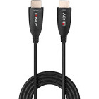 Cablu video LINDY Fibre Optic HDMI Male - HDMI Male, v2.1, 50 m, Negru