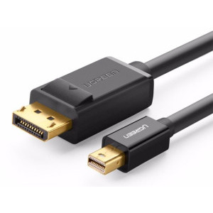 Cablu video Ugreen MD105 Mini DisplayPort Male - DisplayPort Male, 1.5 m, Negru