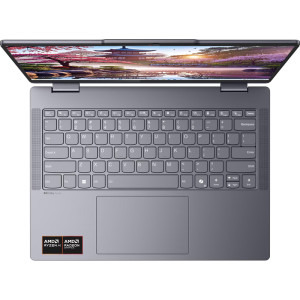 Lenovo 14'' IdeaPad 5 2-in-1 14AKP10, WUXGA OLED Touch, Procesor AMD Ryzen™ Al 7 350 (16M Cache, up to 5.0 GHz), 24GB LPDDR5X, 1TB SSD, AMD Radeon 860M, No OS, Luna Grey