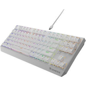 Genesis THOR 230 TKL RGB White Outemu Brown Switch Mecanica