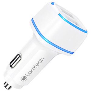 Lamtech 2x USB, White