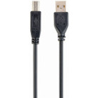 Cablu periferice Gembird CCP-USB2-AMBM-1M USB tip A 2.0 Male la USB tip B 2.0 Male, 1 m, Negru