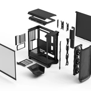Fractal Design Meshify 3 Black RGB TG Light Tint