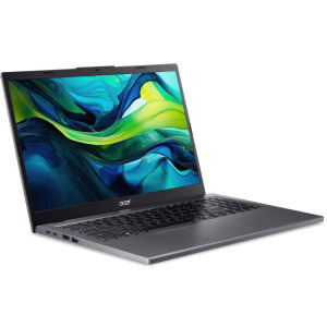 Acer 15.6'' Aspire 15 A15-61M, FHD IPS, Procesor AMD Ryzen™ 7 8840HS (16M Cache, up to 5.10 GHz), 16GB DDR5, 1TB SSD, AMD Radeon 780M, No OS, Steel Gray