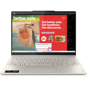 Lenovo 14'' Yoga 7 2-in-1 14AKP10, 2.8K OLED 120Hz Touch, Procesor AMD Ryzen™ Al 7 350 (16M Cache, up to 5.0 GHz), 24GB LPDDR5X, 1TB SSD, AMD Radeon 860M, Win 11 Home, Seashell, 3Yr Onsite Premium Care