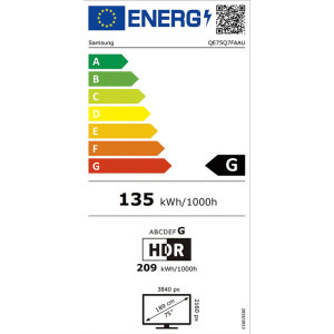 Samsung Smart TV QLED QE75Q7F Seria Q7F 189cm negru 4K UHD HDR
