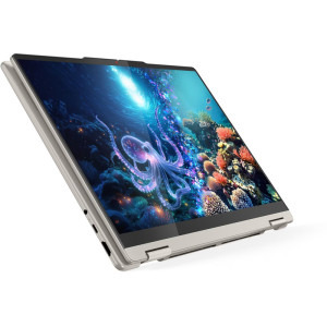 Lenovo 14'' Yoga 7 2-in-1 14AKP10, 2.8K OLED 120Hz Touch, Procesor AMD Ryzen™ Al 7 350 (16M Cache, up to 5.0 GHz), 32GB LPDDR5X, 1TB SSD, AMD Radeon 860M, Win 11 Home, Seashell, 3Yr Onsite Premium Care