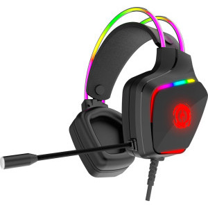 Casti Gaming Canyon GH-9A Darkless RGB Black