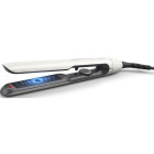 Placa pentru indreptat parul Philips Prestige BHS515/00, tehnologie ThermoShield, placi infuzate cu ulei de argan, 230°C, ingrijire ioni, Alb perlat