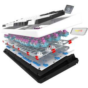 AQIRYS Adara RGB White Mecanica